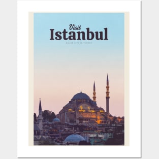 Visit Istanbul Posters and Art